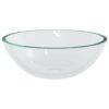 Basin Glass 50x37x14 cm Transparent