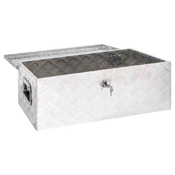 8720287132899_g_en_hd_1.jpg Storage Box Silver 80x39x30 cm Aluminium