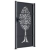 Garden Gate Anthracite 105x205 cm Steel Tree Design