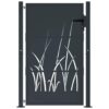 Garden Gate Anthracite 105x155 cm Steel Grass Design