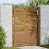 Garden Gate 105x155 cm Corten Steel Square Design