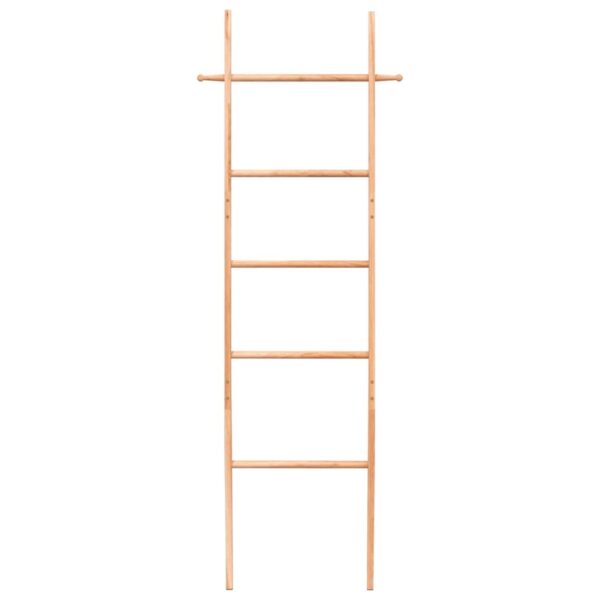 Towel Ladder 170 cm Solid Wood Walnut