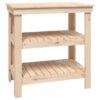 Work Bench 78.5x50x80 cm Solid Wood Pine