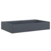 Wash Basin 60x38x11 cm Mineral Cast/Marble Cast Anthracite