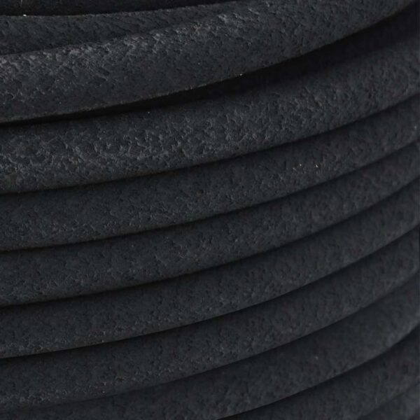 Garden Soaker Hose Black 0.6" 100 m Rubber