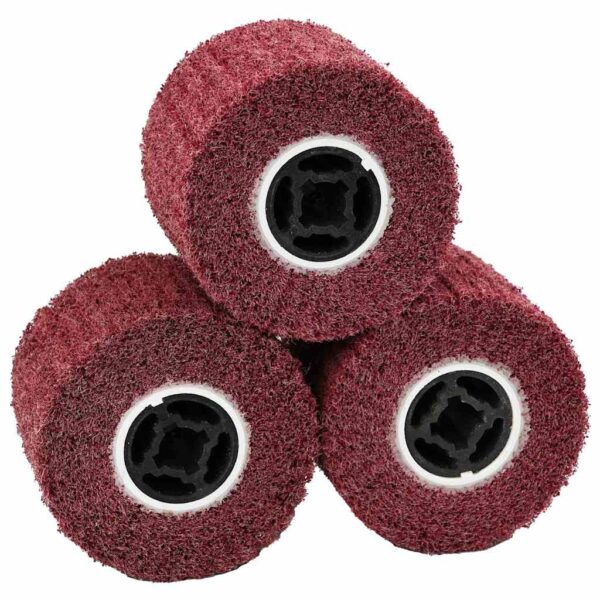8721158280305_wbg-an-m_en_hd_1.jpg Sanding Rollers 3 pcs Red 12 x 12 x 10 cm Synthetic fibre