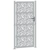 Garden Gate 105x205 cm Weathering Steel Leaf Design