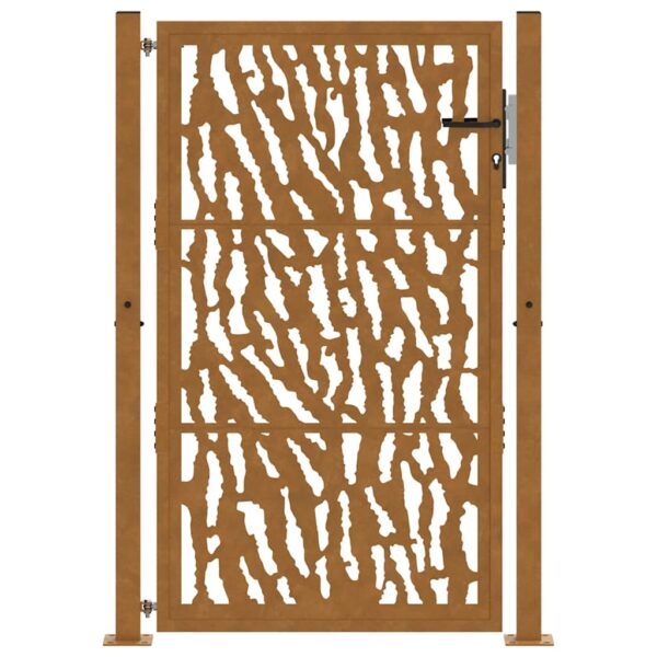Garden Gate 105x155 cm Weathering Steel Trace Design