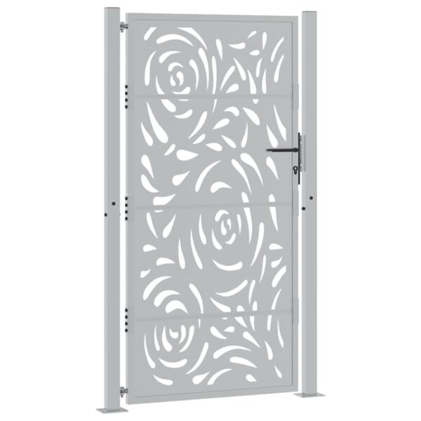 Garden Gate 105x180 cm Weathering Steel Flame Design