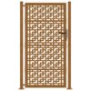 Garden Gate 105x180 cm Weathering Steel Cross Design