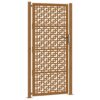 Garden Gate 105x205 cm Weathering Steel Cross Design