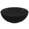 Wash Basin Gloss Black Ã˜28x10 cm Ceramic