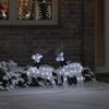 LED Reindeers 2 pcs Cold White Fabric