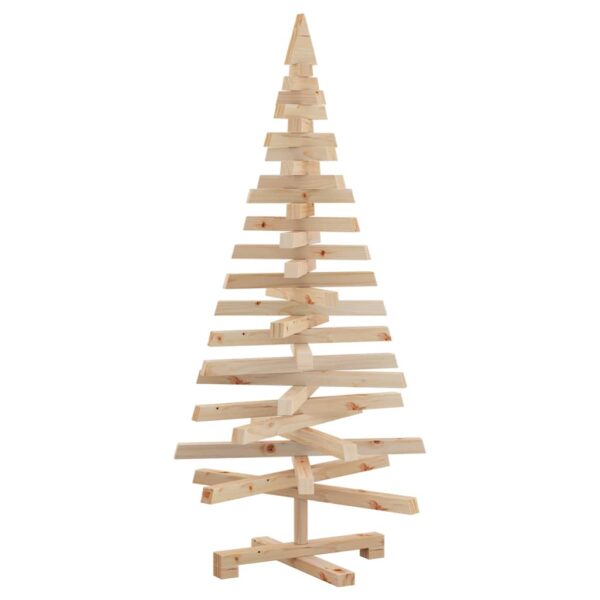 Christmas Trees with Stand Natural 120 cm Solid pine wood