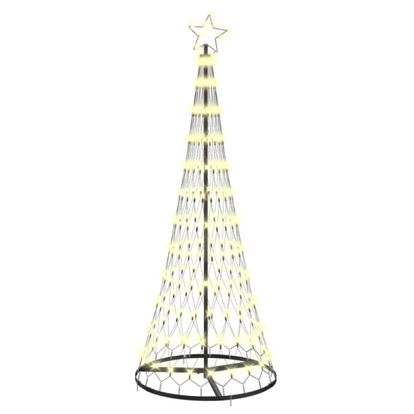 LED Christmas Tree Warm White 71 x 71 x 184.5 cm Metal