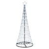LED Christmas Tree Cool White 71 x 71 x 184.5 cm Metal