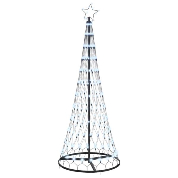 LED Christmas Tree Cool White 71 x 71 x 184.5 cm Metal
