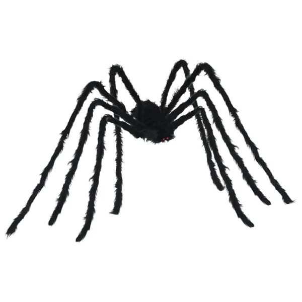 Halloween Spider Decoration 3 pcs Black 200 cm Polyester