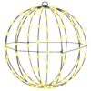 Ball with 192 LEDs 2 pcs Warm white 40 cm Metal