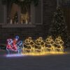 Christmas Decoration with 1224 LEDs Multicolour 69 x 79 cm PVC