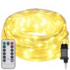 Rope Light with 1200 LEDs Warm White 50 m PVC