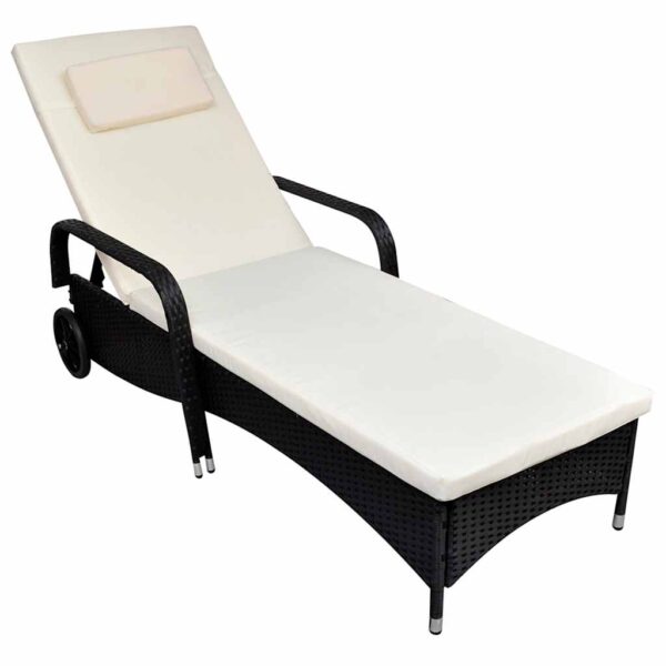8718475500872_a_en_hd_1.jpg Sun Lounger with Wheels Poly Rattan Black