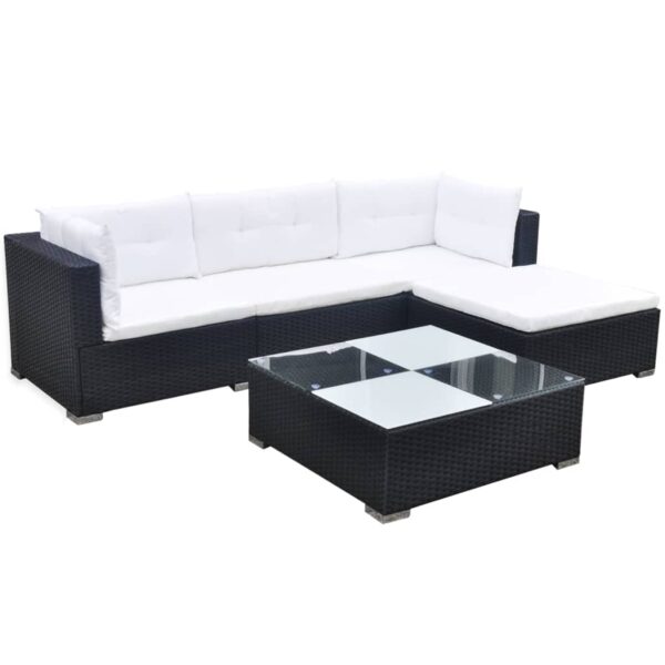 8718475503453_a_en_hd_1.jpg 5 Piece Garden Lounge Set with Cushions Poly Rattan Black