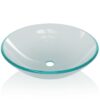 Basin Tempered Glass 42 cm Frosted