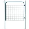 Garden Fence Gate 100x100 cm Green
