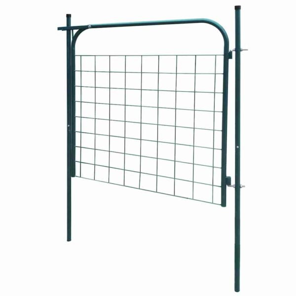 Garden Fence Gate 100x100 cm Green