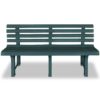 Garden Bench 145.5 cm Plastic Green