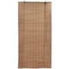 Roller Blind Bamboo 140x220 cm Brown