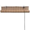 Roller Blind Bamboo 140x220 cm Brown