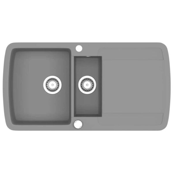 8718475601029_a_en_hd_1.jpg Granite Kitchen Sink Double Basin Grey