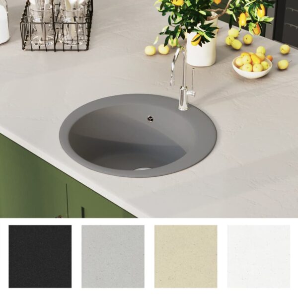 8718475601128_g_en_hd_1.jpg Granite Kitchen Sink Single Basin Round Grey