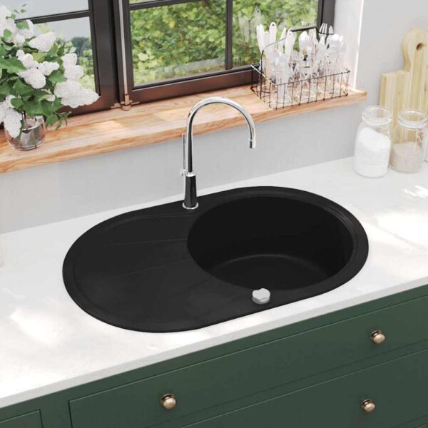 8718475601135_m_en_hd_1.jpg Granite Kitchen Sink Single Basin Oval Black