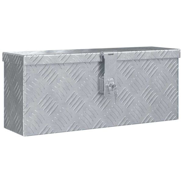 Aluminium Box 48.5x14x20 cm Silver