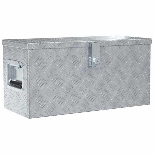 Aluminium Box 61.5x26.5x30 cm Silver