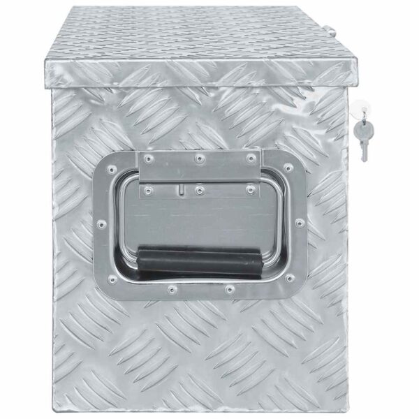 Aluminium Box 61.5x26.5x30 cm Silver