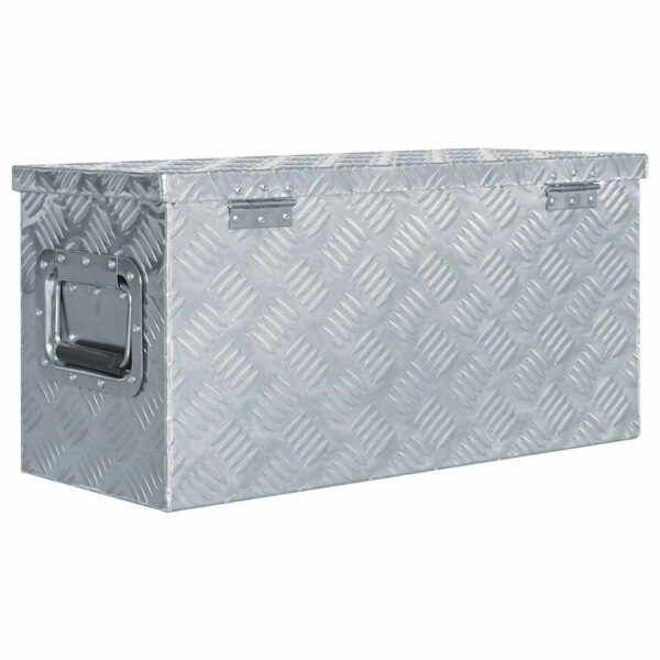 Aluminium Box 61.5x26.5x30 cm Silver