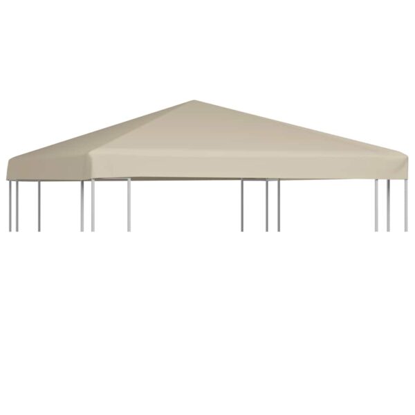 Gazebo Top Cover 310 g/mÂ² 3x3 m Beige
