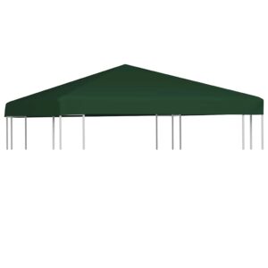 Gazebo Top Cover 310 g/mÂ² 3x3 m Green