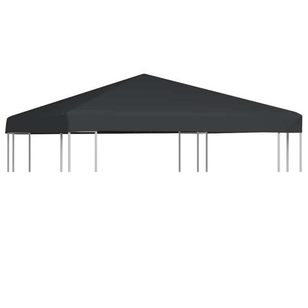 Gazebo Top Cover 310 g/mÂ² 3x3 m Grey