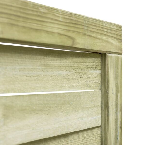 Garden Gate Impregnated Pinewood 100x100 cm Green