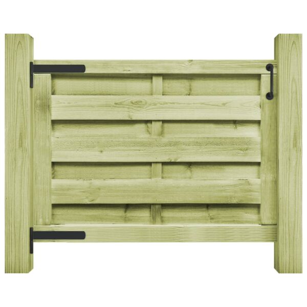 Garden Gate Impregnated Pinewood 100x75 cm Green