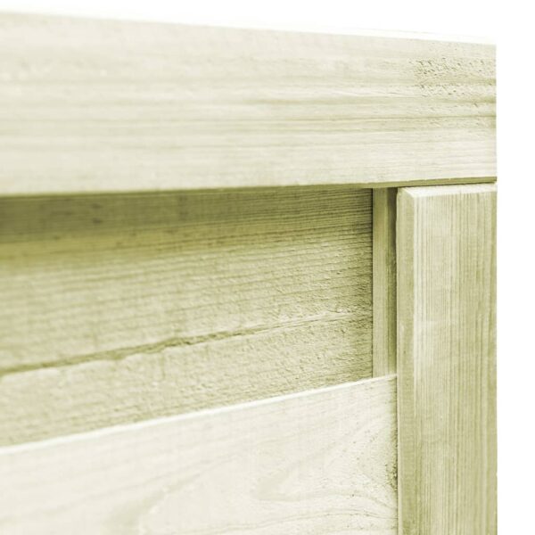 Garden Gate Impregnated Pinewood 100x75 cm Green