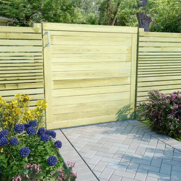 Garden Gate Impregnated Pinewood 100x100 cm
