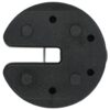 Gazebo Weight Plates 4 pcs Black 220x50 mm Concrete