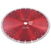 Diamond Cutting Disc with Turbo and Holes Steel 350 mm