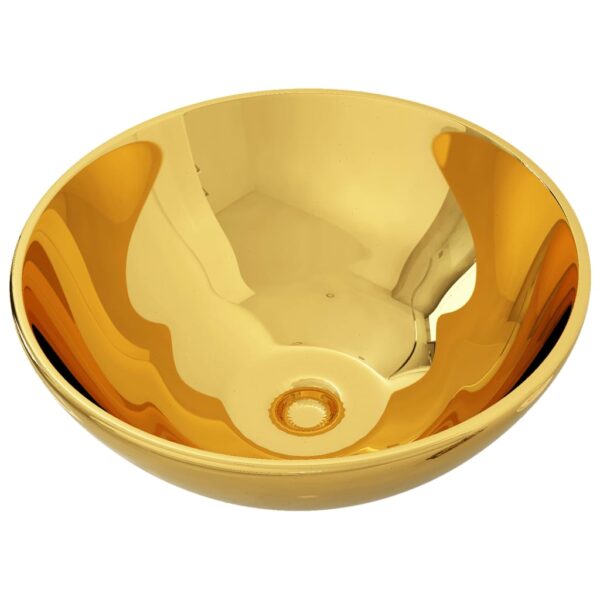 8718475719588_a_en_hd_1.jpg Wash Basin 32.5x14 cm Ceramic Gold